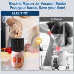 Vacuum Sealer Kit for Electric Mason Jars Wide Mouth and Regular Mouth