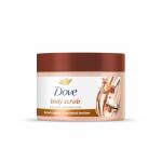 Dove Scrub Brown Sugar & Coconut Butter, 10.5 oz, For Silky Smooth Skin Body Scrub Exfoliates & Restores Skin's Natural Nutrients