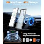 TORRAS 360°Spin Magnetic Kickstand for Samsung Galaxy S24 Ultra Case - Grey