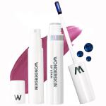 Wonderskin Wonder Blading Peel and Reveal Lip Stain Kit (Bella), Transfer Proof Lip Tint, Lip Stain Long Lasting Waterproof, Nude Matte Lip Makeup