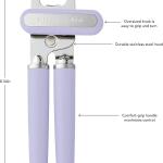 KitchenAid Classic Multifunction Can & Bottle Opener, 8.34 Inch (Lavender Cream)