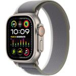 Apple Watch Ultra 2 with Rugged Titanium Case & Green/Grey Trail Loop