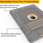 Rantice 10.2 Inch iPad Case for 9th, 8th, 7th Generation Hybrid Shockproof Rugged Drop Protection Cover with Kickstand