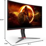 AOC C27G2Z 27-inch Curved Frameless Ultra-Fast Gaming Monitor