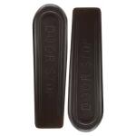 Heavy-Duty Brown Rubber Door Stop (2-Pack) by Everbilt