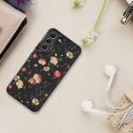 LETO Galaxy S22 Case,Luxury Flip Folio Leather Wallet Case Cover 6.1" Roses