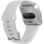 Fitbit Versa Lite Edition Smart Watch (S and L Bands Included) - White/Silver Aluminum