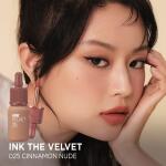 Peripera Ink the Velvet Lip Tint, 025 CINNAMON NUDE, High Pigment Color, Longwear, Weightless, Not Animal Tested, Gluten Free, Paraben Free