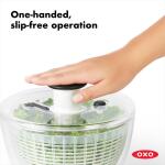 OXO Good Grips Large Salad Spinner 6.22 Qt. (White)