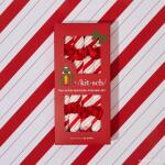 Elf x Kitsch Satin Overnight Curling Set, Candy Cane, Heatless Hair Rollers for Soft Curls, Curling Rod Headband