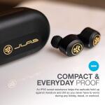 JLab JBuds Air Icon True Wireless Signature Bluetooth Earbuds - Black & Gold