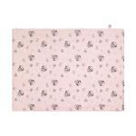 Cudlie Disney Baby Minnie Mouse Fuzzy Double Sided Mink and Sherpa Infant Blanket Light Pink