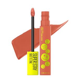 Maybelline Super Stay Matte Ink Liquid Lip Color, Coral Nude, 1 Count, Moodmakers Lipstick Collection, Long Lasting, Transfer Proof Lip Makeup, Meditator