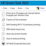 HP Smart Tank 7602 Wireless All-in-One Ink Tank Printer