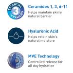 CeraVe Moisturizing Cream, 19 Ounce, Body and Face Moisturizer for Dry Skin, Body Cream with Hyaluronic Acid and Ceramides, Daily Moisturizer, Oil Free, Fragrance Free, Non Comedogenic