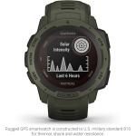 Garmin Instinct Rugged Outdoor Smartwatch - Moss Green