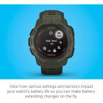 Garmin Instinct Rugged Outdoor Smartwatch - Moss Green