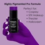 Mehron Makeup CreamBlend Stick (PURPLE), Face Paint, Body Paint, & Foundation Cream Makeup, Body Paint Stick Perfect for Halloween Makeup .75 oz