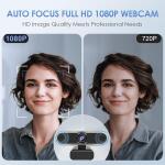 EMEET 1080P Webcam with Microphone