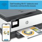 HP OfficeJet 8015e Wireless Color All-in-One Printer - White