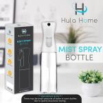 Hula Home Spray Bottle (10.1 oz, White): Flairosol technology for a continuous ultra-fine mist, ideal for hairstyling, cleaning, salons, and plants.