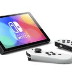 Nintendo Switch (OLED model) with White Joy-Con