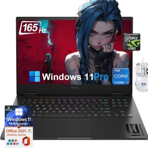 HP Omen 16 Gaming Laptop - 16.1" FHD, Intel i9-13900HX, 16GB RAM, 1TB SSD, GeForce RTX 4060, RGB Backlit Keyboard