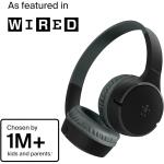 Belkin SoundForm Mini - Wireless Bluetooth Headphones for Kids - Black