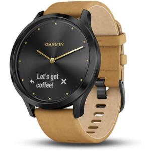 Garmin vivomove HR Smartwatch Onyx Black with Suede