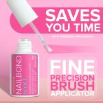 Super Strong Nail Glue for tips, acrylics, and press-ons (8ml). NYK1 Nail Bond Brush-On for long-lasting adhesion with fake nails.