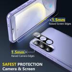 SPIDERCASE Heavy Duty Shockproof Phone Case for Galaxy S24 Plus 2024, Light Purple