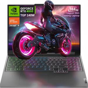 Lenovo Legion Slim 5 (2023) Gaming Laptop - Ryzen 5, RTX 4060, 16" WUXGA, 32GB RAM, 2TB SSD, Gray