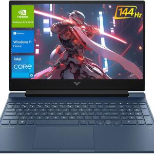 HP Victus 15.6 inch FHD Gaming Laptop Intel i5-12450H NVIDIA GeForce RTX 3050 16GB RAM 1TB SSD Backlit Keyboard Windows 11 Home Blue