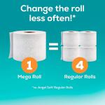 Angel Soft Toilet Paper 8 Mega Rolls=32 Regular Rolls