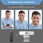 Zoom Certified, NexiGo N940P 2K Zoomable Webcam