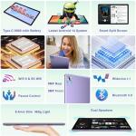 2024 Latest Android 14 Tablet with Keyboard 10.1-inch? 128GB, Purple