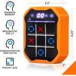 Electronic Tic-Tac-Toe Handheld Game