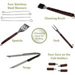 Cuisinart 13-Piece Wooden Grill Tool Set