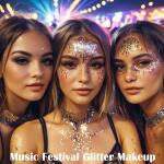 MEICOLY Silver Body Glitter: Chunky face glitter for Halloween with mermaid sequins. Ideal for hair and makeup at music festivals and parties. Sparkling gel for women and kids.