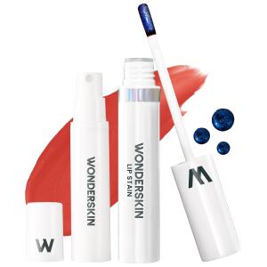 Wonderskin Wonder Blading Lip Stain Peel Off and Reveal Kit (Glamorous), Long Lasting, Waterproof Pink Lip Tint, Transfer Proof Natural Lip Stain Kit