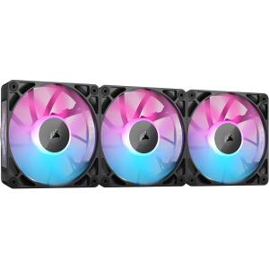 CORSAIR iCUE Link RX120 RGB 120mm PWM Fans with iCUE Link System Hub - Black