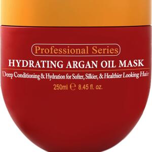 Arvazallia Hydrating Argan Oil Hair Mask and Deep Conditioner 8.45 Oz for Dry or Damaged Hair