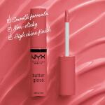 NYX PROFESSIONAL MAKEUP Butter Gloss, Sorbet (Vibrant Coral), Non Sticky Lip Gloss