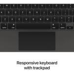 Apple Magic Keyboard: iPad Keyboard and case for iPad Pro 12.9 inch (3rd, 4th, 5th and 6th gen) and iPad Air (M2) US English - Black