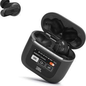 JBL Tour Pro 2 True Wireless Noise Cancelling Earbuds, Black