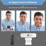 NexiGo Zoom Certified, N940P (Gen 2) 2K Zoomable Webcam