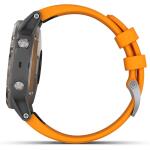 Garmin fenix 5 Plus Premium Smartwatch - Titanium with Orange Band