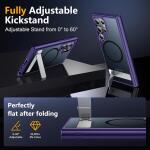 SPIDERCASE Magnetic for Samsung Galaxy S23 Ultra Case,6.8"​ - Purple