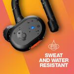 Skullcandy Push Active In-Ear Wireless Earbuds - True Black/Orange