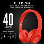 Beats Solo3 Wireless On-Ear Headphone - Red